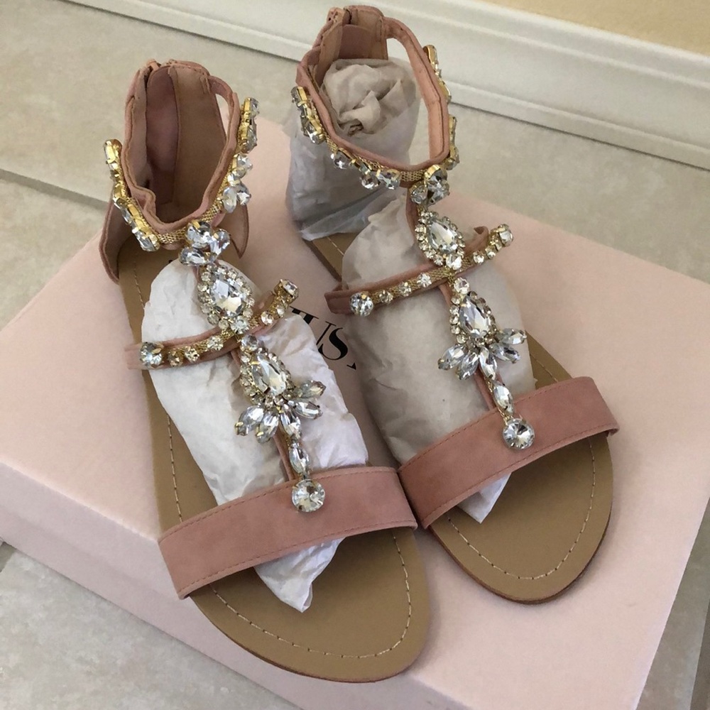 JustFab Flat Sandals